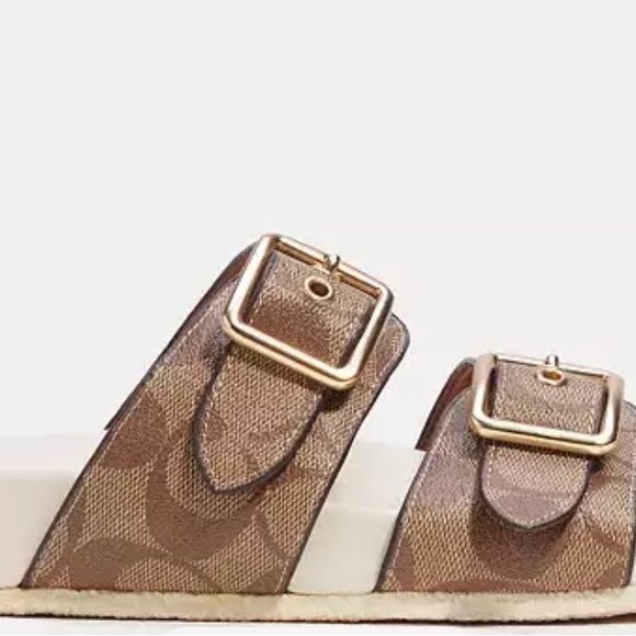 Allanah Sandal In Signature Canvas size 5 - Picture 6 of 7